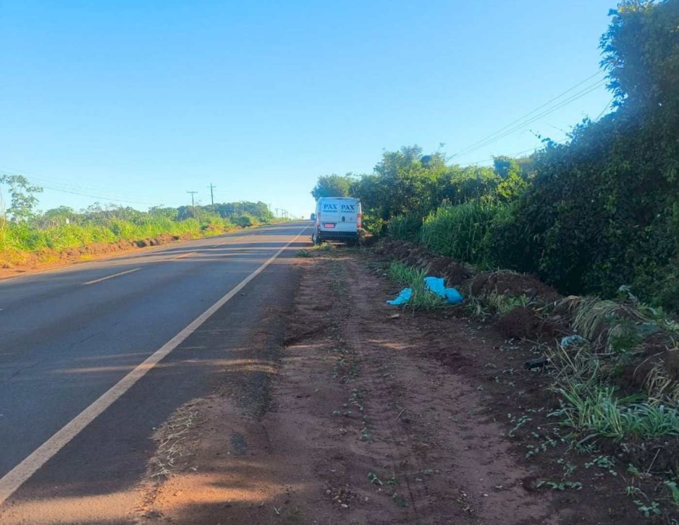 Corpo de homem é encontrado às margens da rodovia MS-141 entre Ivinhema e Naviraí